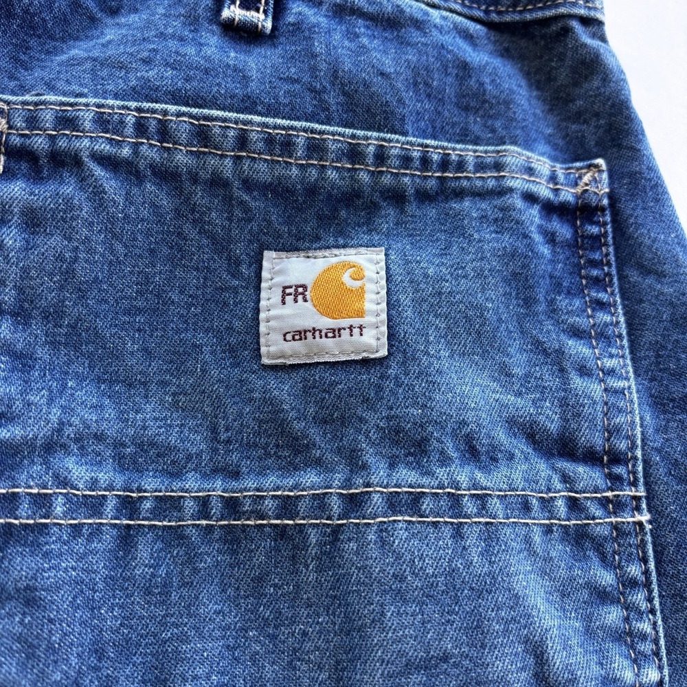 Carhartt FRB13 FR Denim Work Jeans 36x30 NFPA 2112 NFPA 70E‎ ATPV 10.0 - Picture 5 of 16